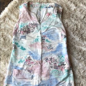 Joules French Market Print Shift Dress
